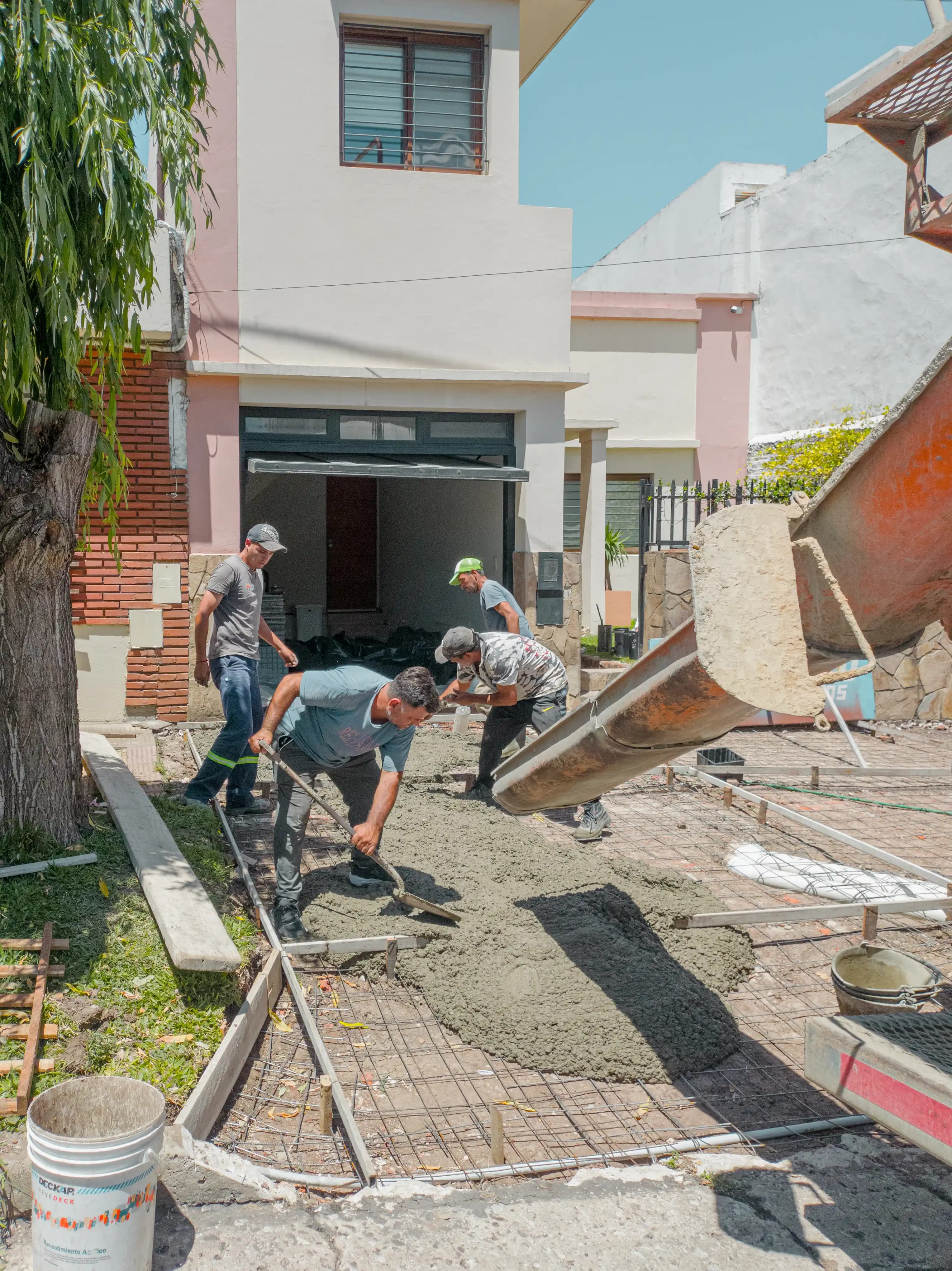 Obra particular con hormigón elaborado INDAL